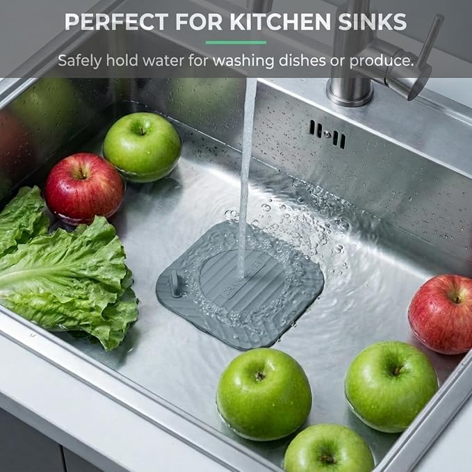 3 Pack 5.9 x 5.9 Bathtub Drain Stopper Covers - Image 2