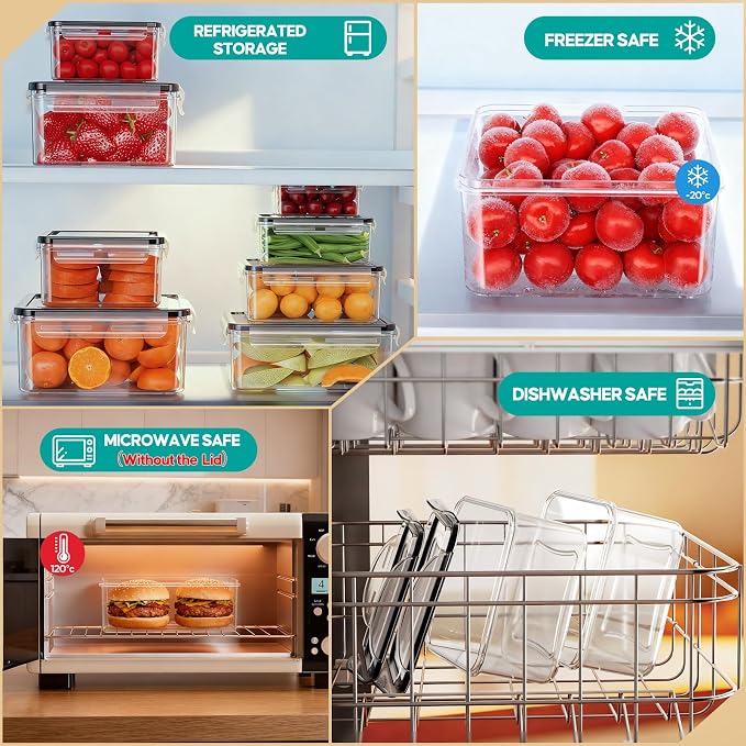 40 PCS Food Storage Containers - Image 6