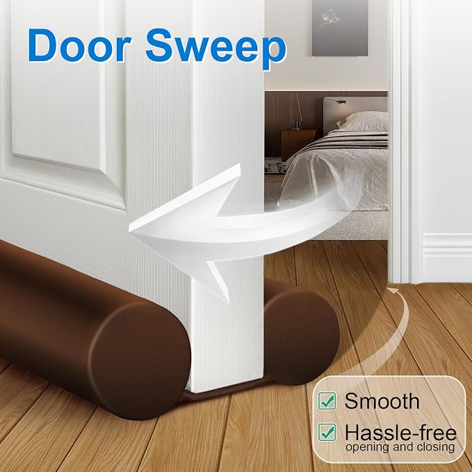 MAXTID Brown Large Door Draft Stopper 30 Inch - Image 5