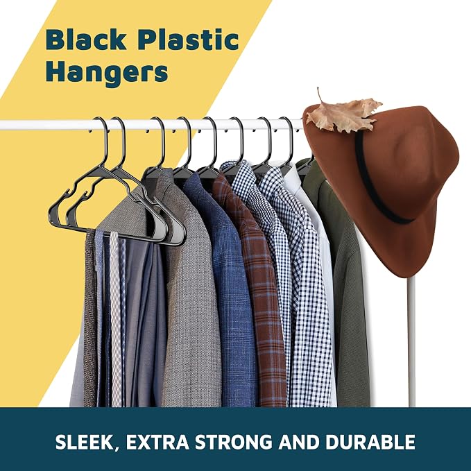 Lifemaster Plastic Clothes Hanger Set - Image 9