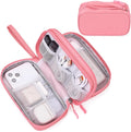 FYY Electronic Organizer, Travel Tech Pouch Bag, Cable Organizer Pink | Wrist by FYY