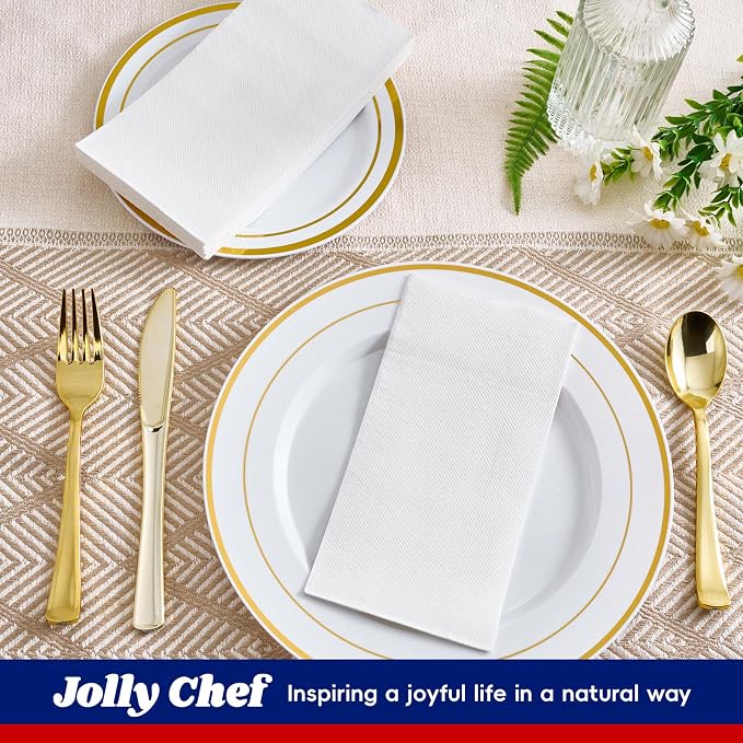 600 Pack Disposable Paper Napkins, Soft Bathroom Napkins - Image 6