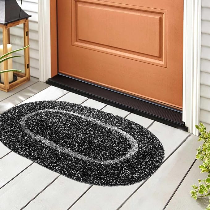 Pushglossy 4 Pcs 36" Kerf Door Sweep Double Bubble Kerf Black | 1-3/4" Wide - Image 7