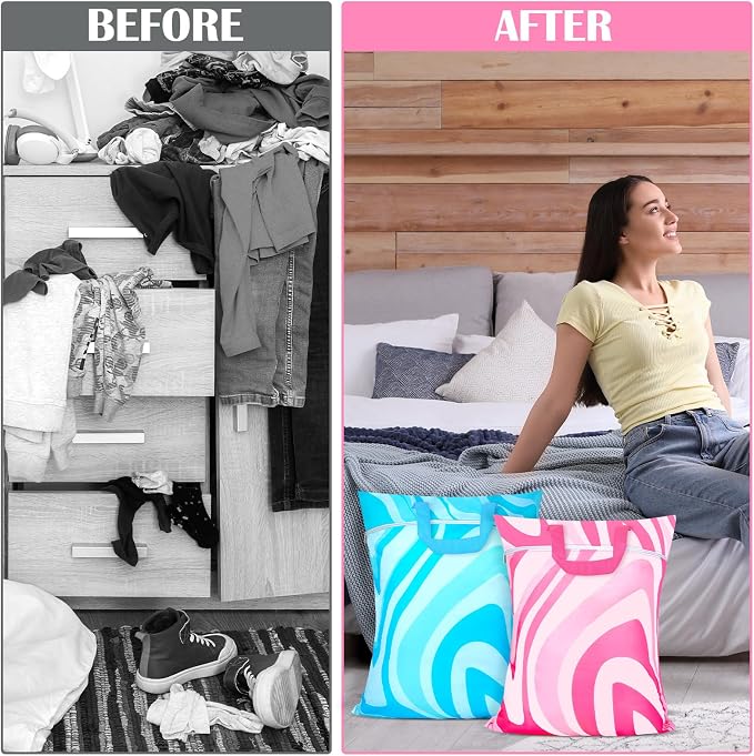 2 Pcs Large Travel Laundry Bags - Image 3