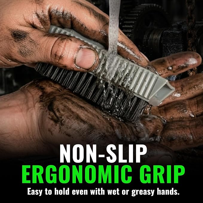 Grip Clean Nail Brush for Cleaning Fingernails – Heavy Duty Nail Brush - Image 4