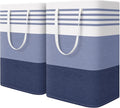 WOWBOX 2 Pack Laundry Baskets, Collapsible Dirty Clothes Laundry Hampers by WOWBOX