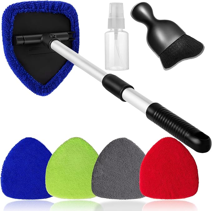 Qydipclin 7pcs Windshield Cleaner Tool Car Window Cleaning Wash Kit by Qydipclin