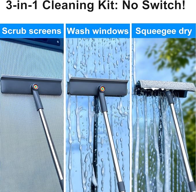 3-in-1 Window Squeegee for Home - Image 2