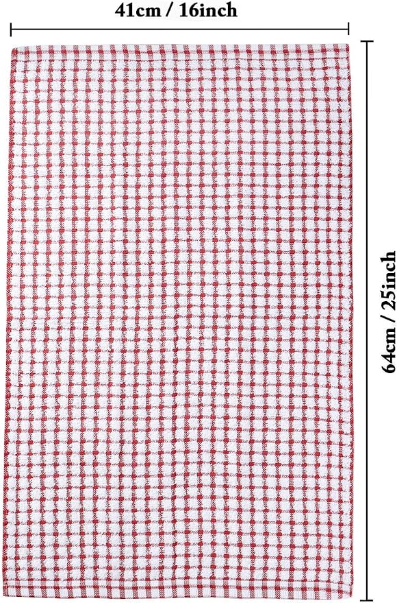 LAZI Kitchen Dish Towels, 16 Inch x 25 Inch Bulk Cotton Kitchen Towels - Image 3