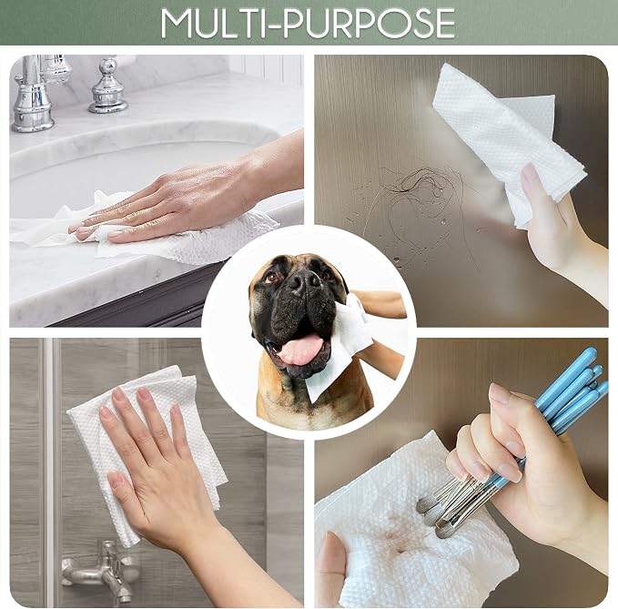 WOWOTEX Bamboo Rayon Disposable Face Towels - Image 7