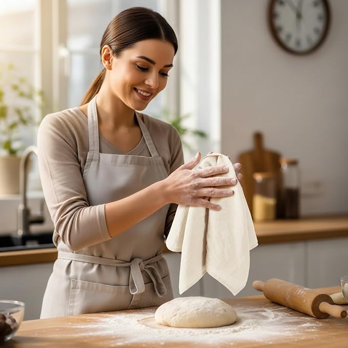 Utopia Kitchen Natural Flour Sack Towels100% Cotton | Tea Towels - Image 2