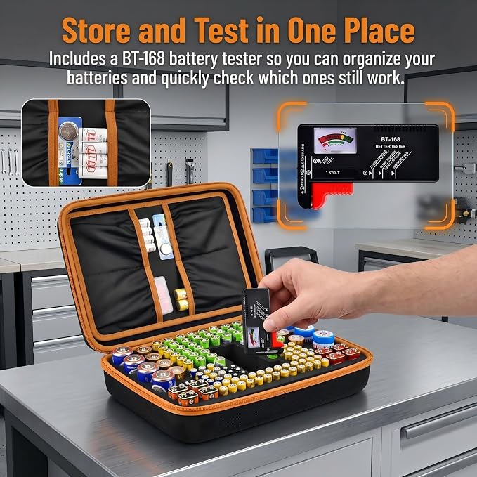 Comecase Battery Organizer Case - Image 4