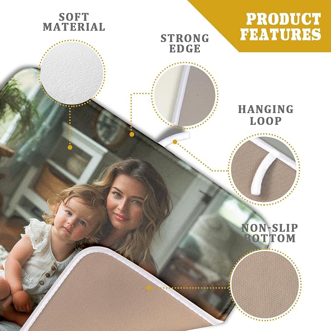 Giwawa Custom Dish Drying Mat Customized Drainer Pad - Image 4