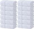 White Hand Towels Set for Bathroom, 12 Pack by WhiteClassic