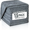 TEAWOO Microfiber Cleaning Cloths-15 Pack, Microfiber Towels | Cleaning Rags by TEAWOO
