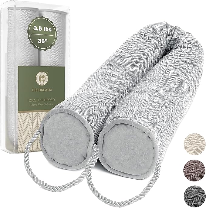 Under Door Draft Stopper and Blocker, Draft Guard by DECOREALM