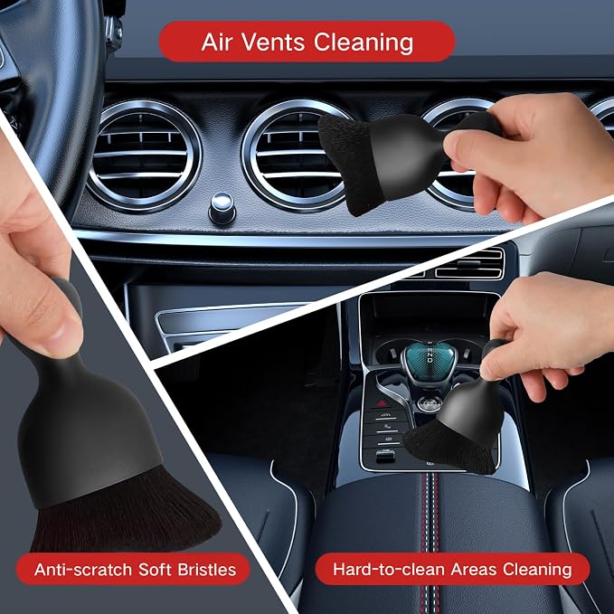 Qydipclin 11pcs Windshield Cleaner Tool, Car Window Cleaning Wash Kit - Image 7