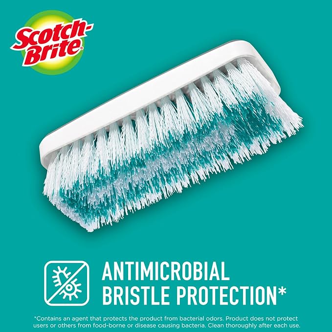 Scotch-Brite Deep Clean Brush For Tile Floors & Walls Shower Doors, 1 Pack | 0 - Image 4