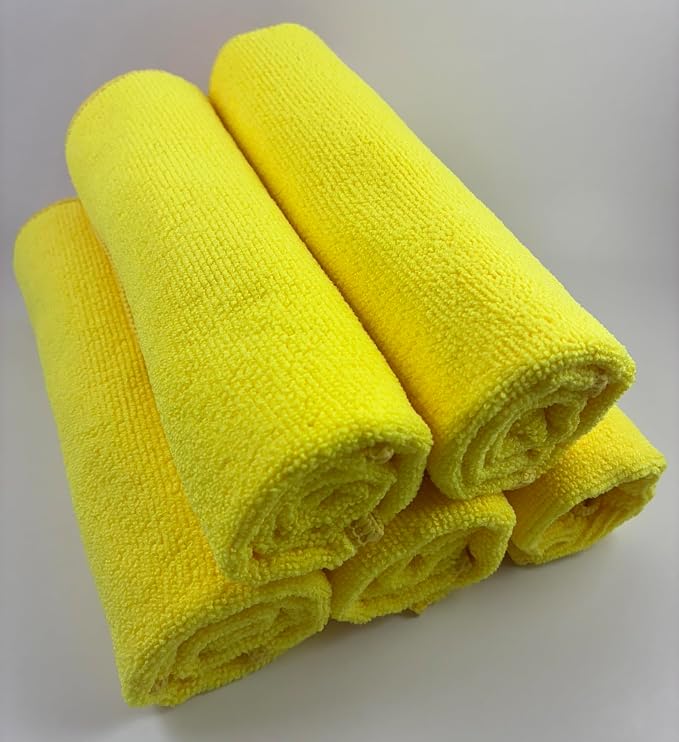 – 16x16 - Microfiber Mop Towel - 350 GSM Heavy Duty Cleaning Cloths – No Slip - Image 5