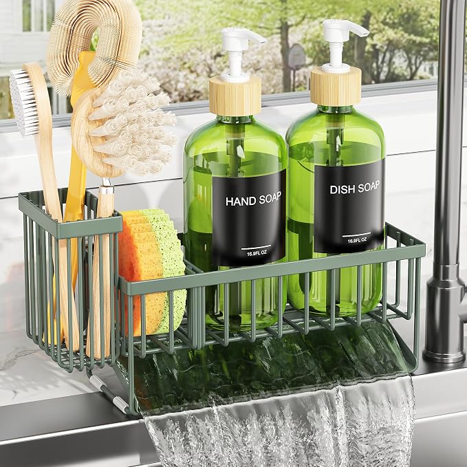 Cisily Kitchen Dish Soap Dispenser Set - Image 9