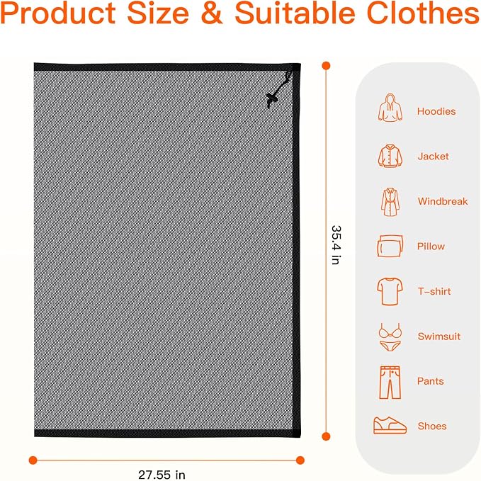 Extra Large Mesh Laundry Bag Heavy Duty Mesh Wash Bag - Image 6