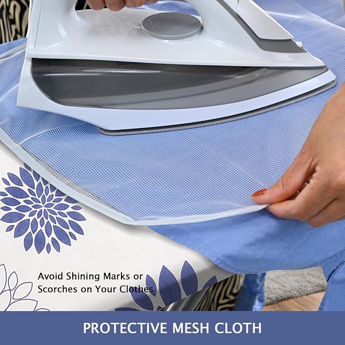 SheeChung Ironing Board Cover and Pad 15"x49", Cotton Cover - Image 7