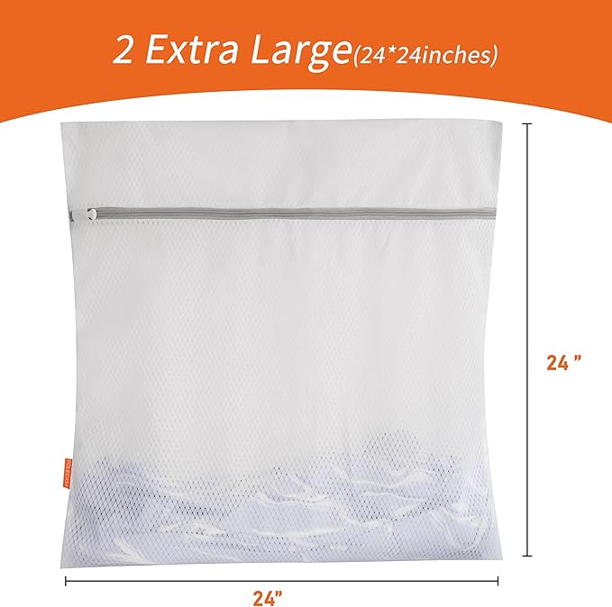 Polecasa Diamond Mesh Laundry Bags 2 Pack - Image 5