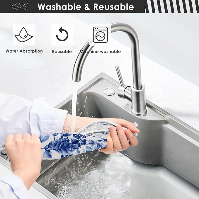 Sink Mat for Faucet Sink Splash Guard Faucet Handle Drip Catcher for Kitchen - Image 8