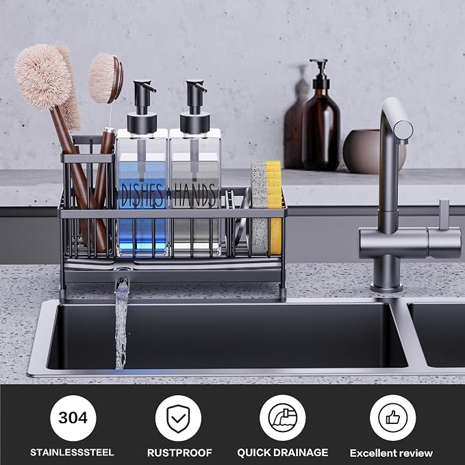 Cisily Kitchen Soap Dispenser Set - Image 3