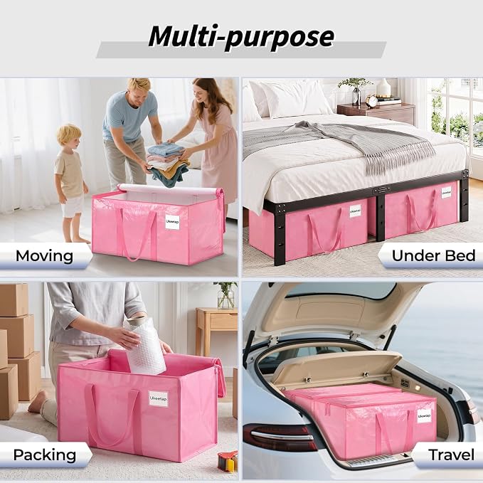 8 Pack Extra Large Clothes Storage Bins - Image 6