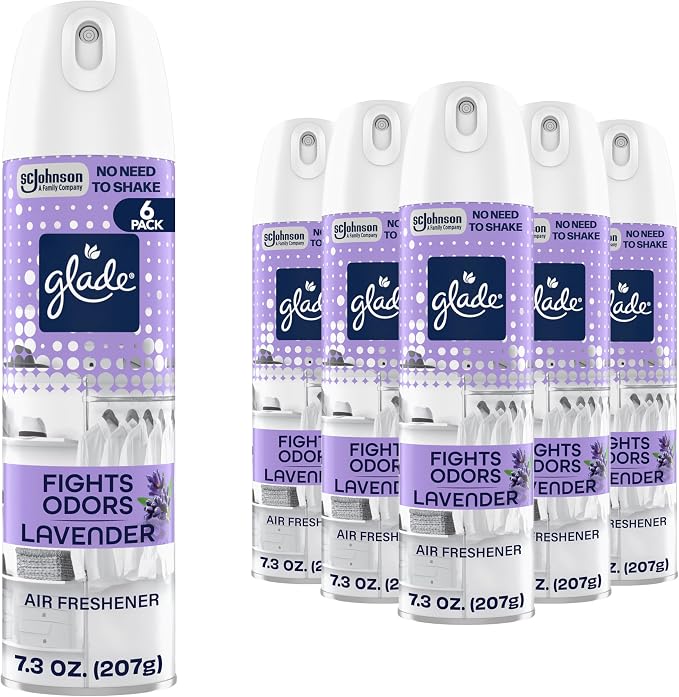 Glade Air Freshener Room Spray, Lavender Scent, Odor Fighting to Deliver Long by Unknown