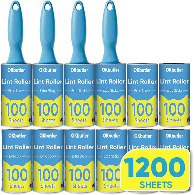 1200 Sheets Lint Roller for Pet Hair, Lint Remover Extra Sticky | Extra Sticky by Unknown