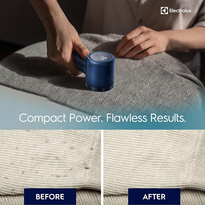 Electrolux Rechargeable Fabric Shaver | Compact Travel Lint Remover - Image 5