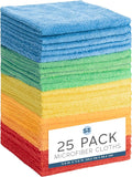 S&T INC. Microfiber Cleaning Cloth, 25 Pack, 11.5" x 11.5" by STINC