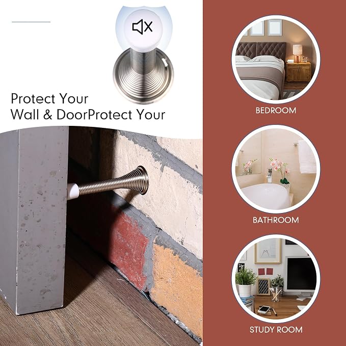 Newwiee 100 Pack Spring Door Stop - Image 7