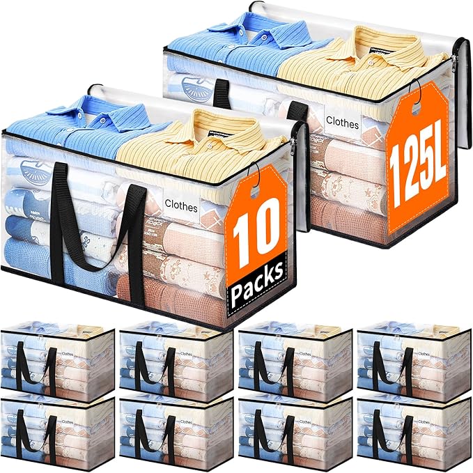 Moving Bags, Extra Large Heavy Duty Storage Bags, 10 Packs | Packing Bags by EpicTotes