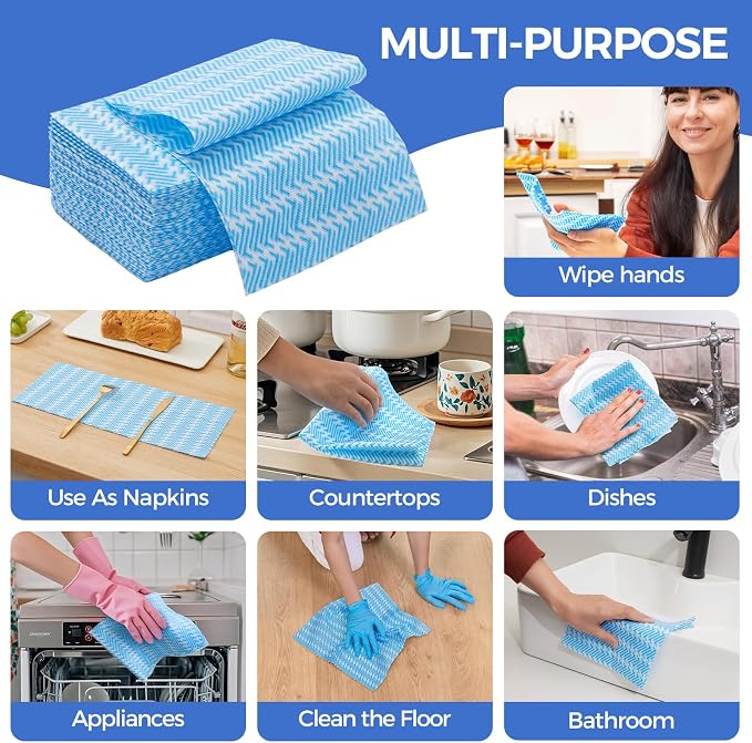 Reusable Cleaning Cloths Handi Wipes Reusable Cloths Disposabel Dish Towels Dry - Image 4