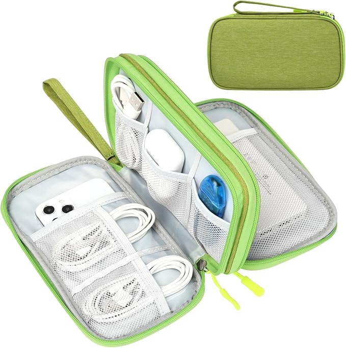 FYY Electronic Organizer, Travel Tech Pouch Bag, Waterproof, Double Layers by FYY