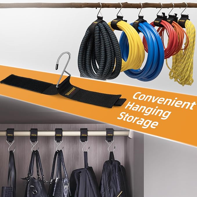 Trilancer Heavy Duty Storage Straps, Cord Organizer and Hanger | Hook-and-Loop - Image 5