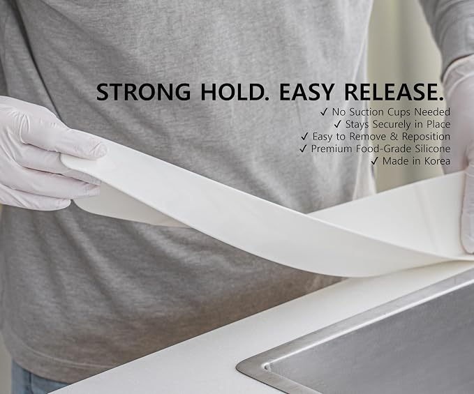30 inch Premium Kitchen Sink Silicone Water Splash Guard Size Upgrade 30" and - Image 5