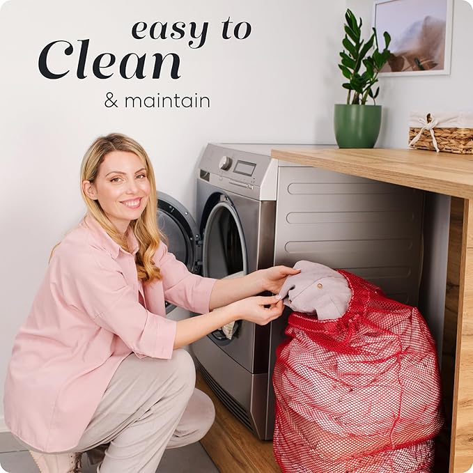Handy Laundry Mesh XL Laundry Bag, Durable Drawstring Closure, Machine Washable - Image 5