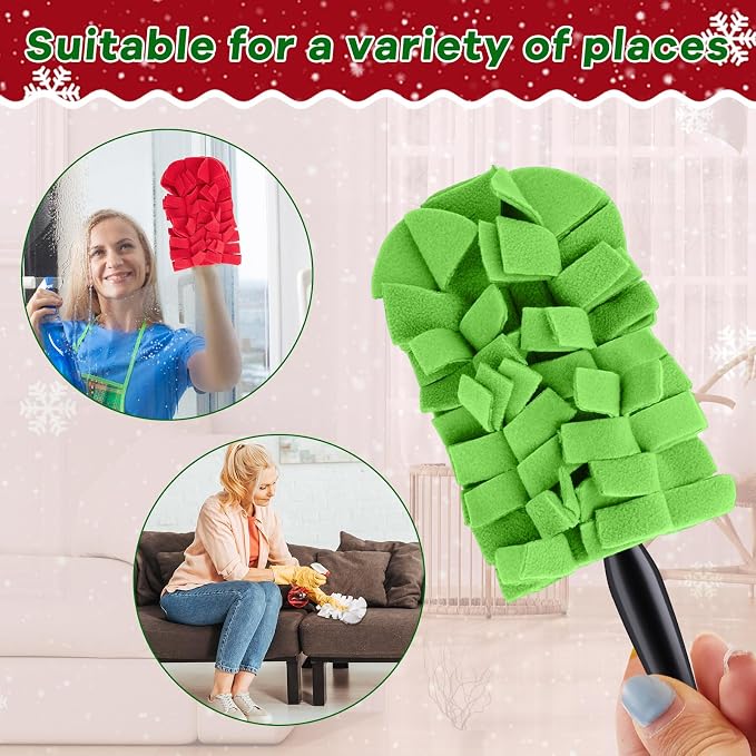 Zubebe 12 Pcs Reusable Duster Refills Fleece - Image 4