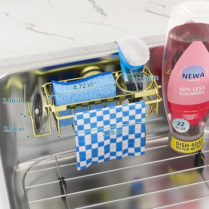 TAILI 4-in-1 Sink Caddy for Kitchen Sink - Image 3