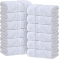 Wealuxe White Hand Towels for Bathroom Cotton Hand Towel Bulk for Gym, Kitchen by WhiteClassic