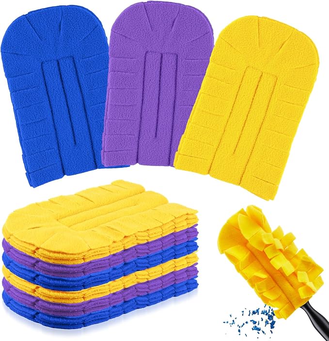 Zubebe 6 Pcs Reusable Duster Refills Fleece by Zubebe