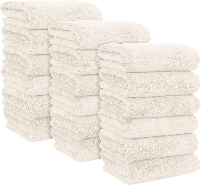 MOONQUEEN 18 Pack Premium Hand Towels by MOONQUEEN