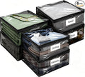 Plastic Storage Bags with Easy-Glide Zipper, Durable Clear Vinyl Zippered by Kikerike