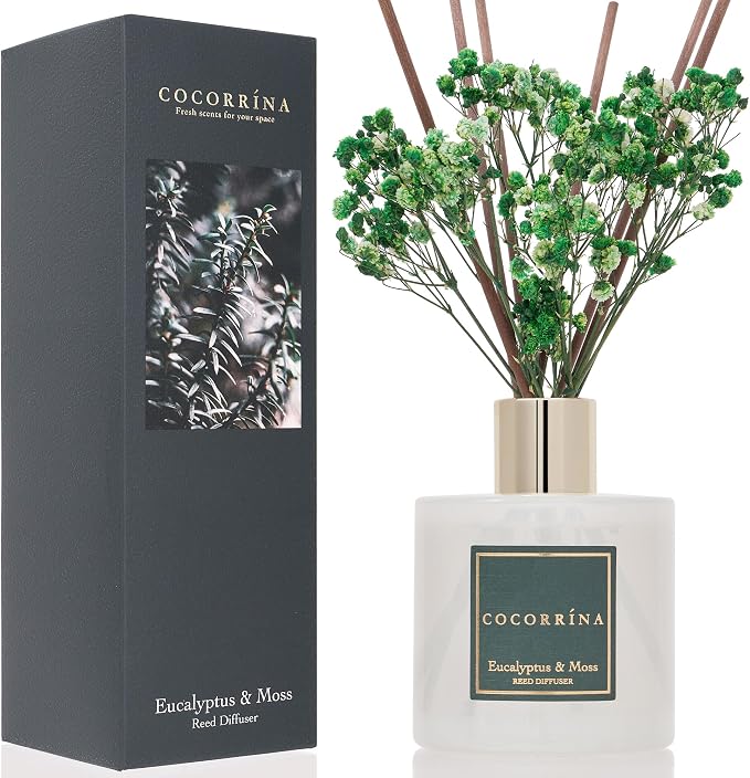 Reed Diffuser Sets- Eucalyptus & Moss Scented Diffuser - Image 2