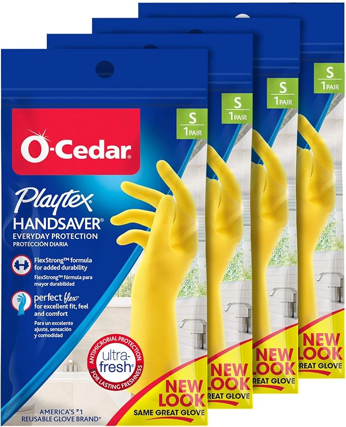PLAYTEX HandSaver Rubber Gloves by Playtex