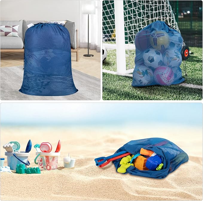 Polecasa 2 Pack Heavy Duty Diamond Mesh Laundry Bag - Image 7